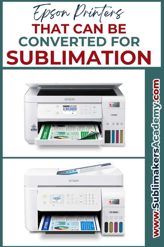 2023 List of Epson Printers That Can Be Converted to Sublimation